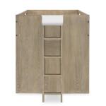 Complete Captains Bed 33 Weathered Oak Finish - Image 10