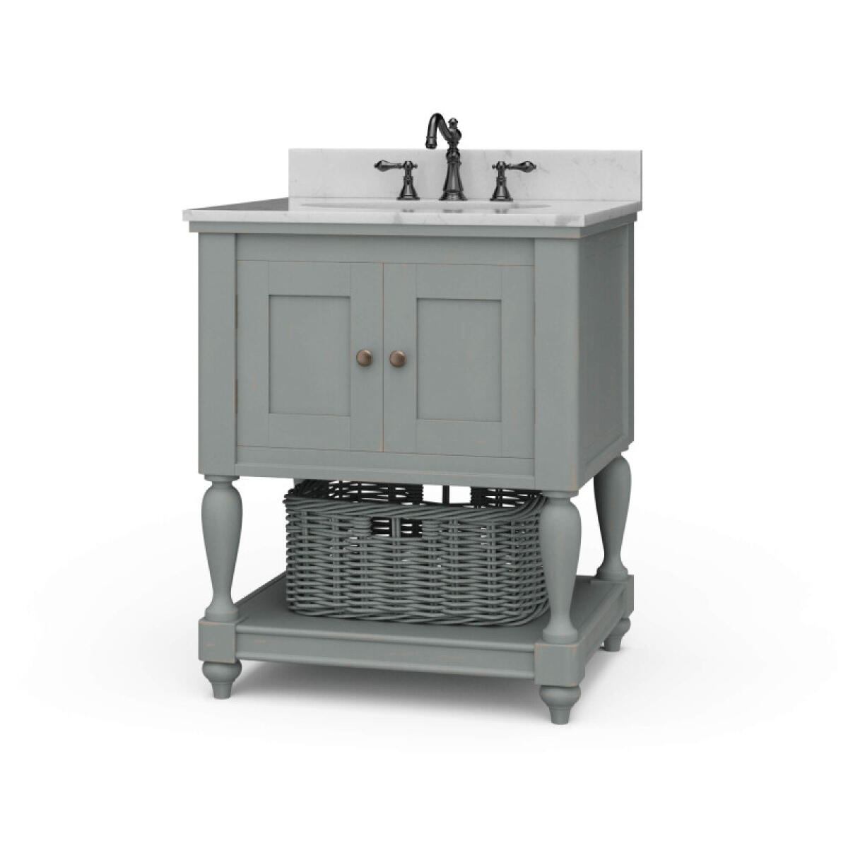 152551808981d48ee9e2595c110c779d Jefferson Single Vanity W/ Sink & Marble Top - Image 1