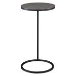 Brunei Accent Table, Nickel Chairside Tables Black 14