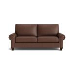 True Custom™ True Custom® Leather Large Panel Arm Studio Sofa