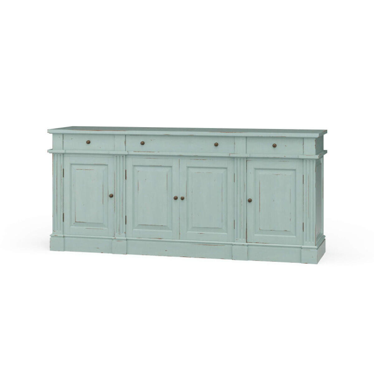 Roosevelt 4 Door 3 Drawer Sideboard Dining Storage Blue 2 Roosevelt 4 Door 3 Drawer Sideboard Dining Storage Blue 2