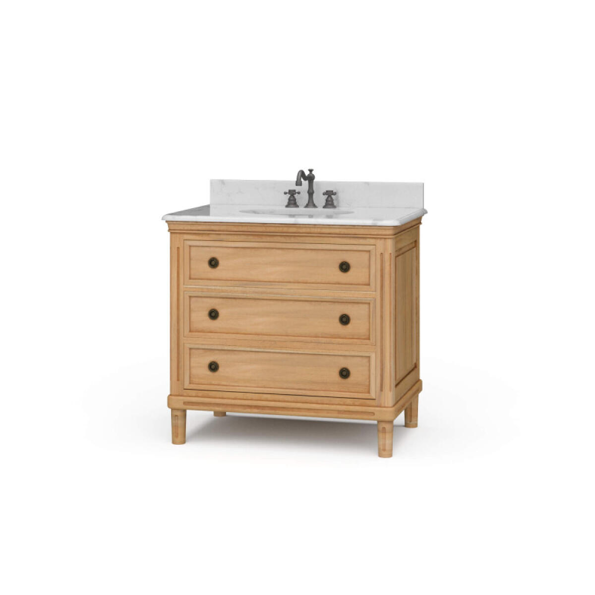 157cf58240256c65c0c282bd79954d65 Hayward Single Vanity W/ Sink & Marble Top - Image 1
