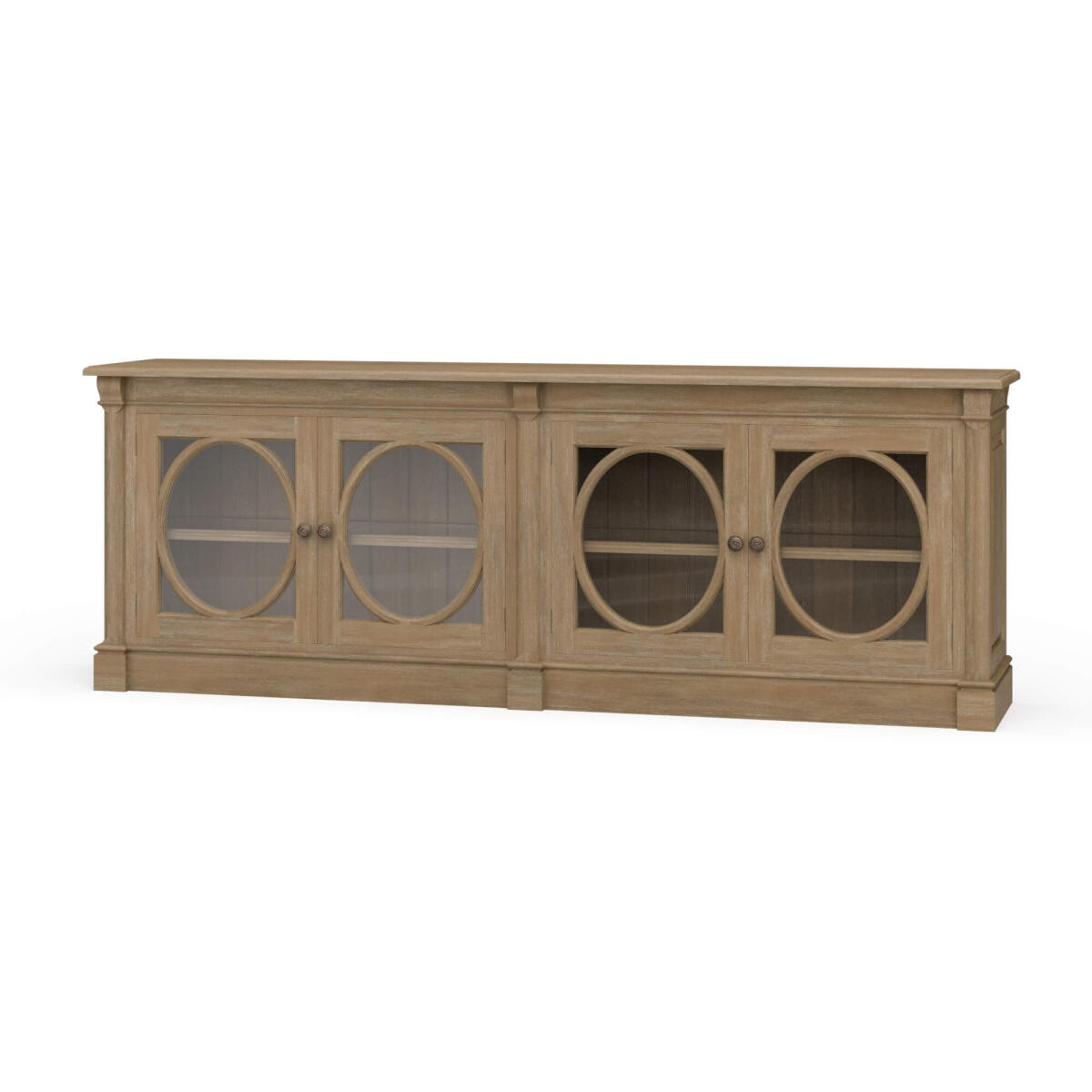 15a050a624cdaf674bced178593464d6 Fiona 4 Door Buffet W/ Glass Shelves - Image 1