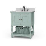 Jefferson Single Vanity W/ Sink & Marble Top