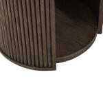 City View Round End Table End tables Brown 15