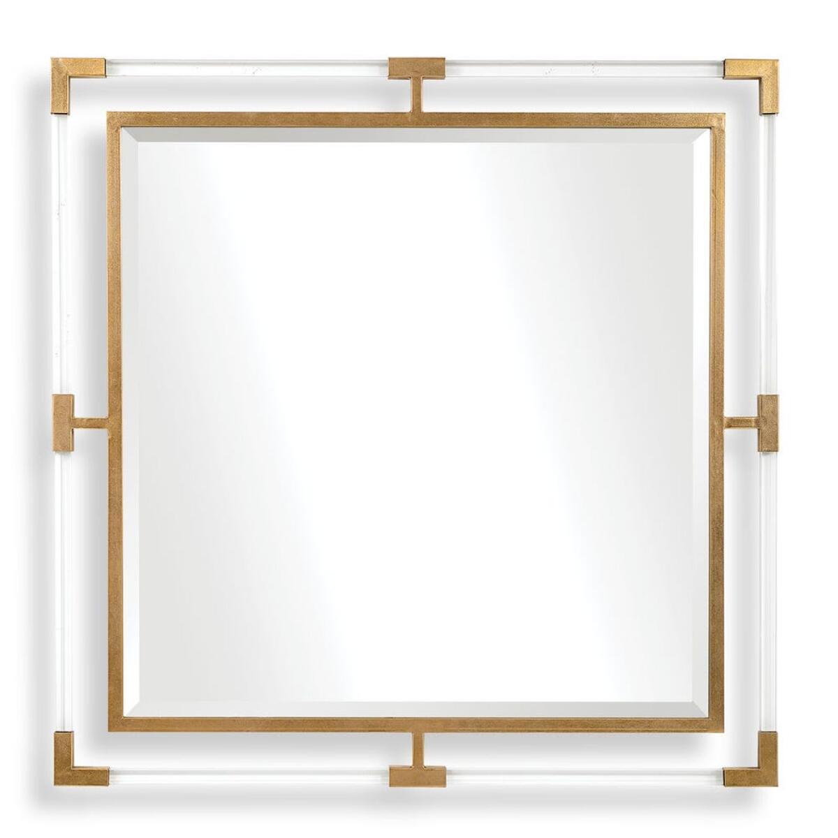 Balkan Square Mirror, Gold Mirrors Gold 2 Balkan Square Mirror, Gold Mirrors Gold 2