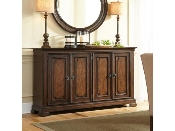 Armand Buffet Dining Storage Antique Brownstone