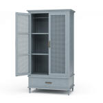 Jamison Wardrobe W/ Rattan Door - Image 2