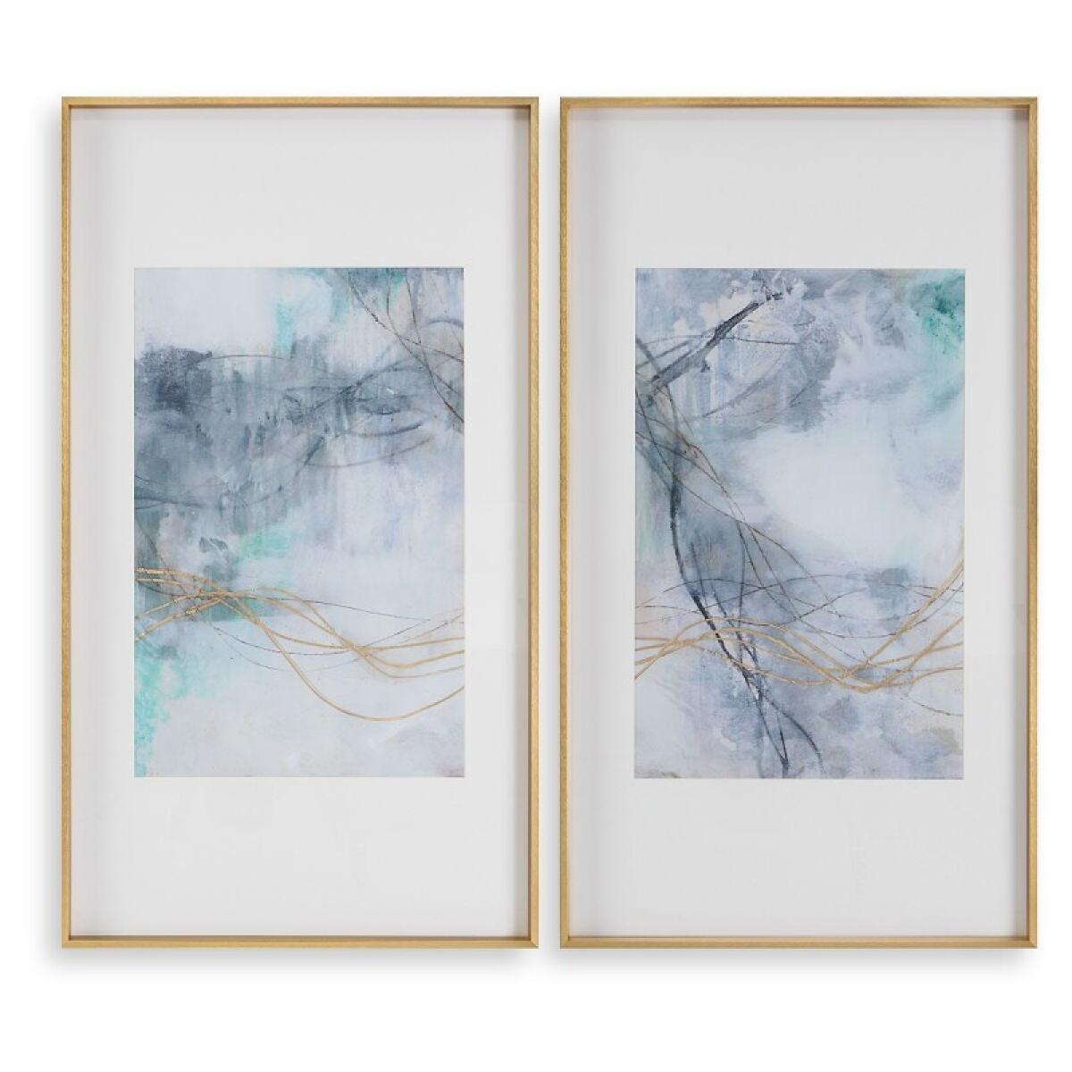 Undulating Oro Framed Prints, S/2 Art Art 2 Undulating Oro Framed Prints, S/2 Art Art 2