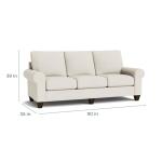 True Custom™ True Custom® Large Roll Arm Sofa - Image 4