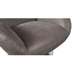Ranlo Leather Swivel Arm Chair - Image 11