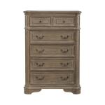 Magnolia Manor 5 Drawer Chest Chests Brown 18