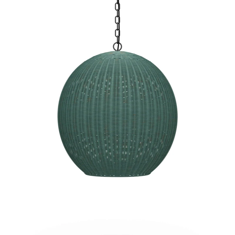 163f214a7f5057c05d4f75a256dc6179 Ball Rattan Pendant - Image 1