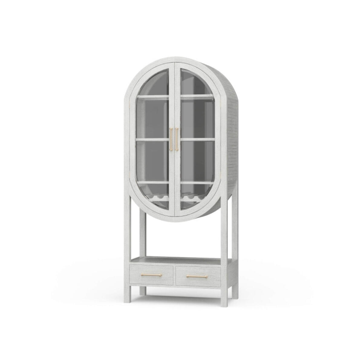 164cfbcc07a3c025ee201ba2b8edafa6 Napa Wine Cabinet W/ Mirrored Back - Image 1