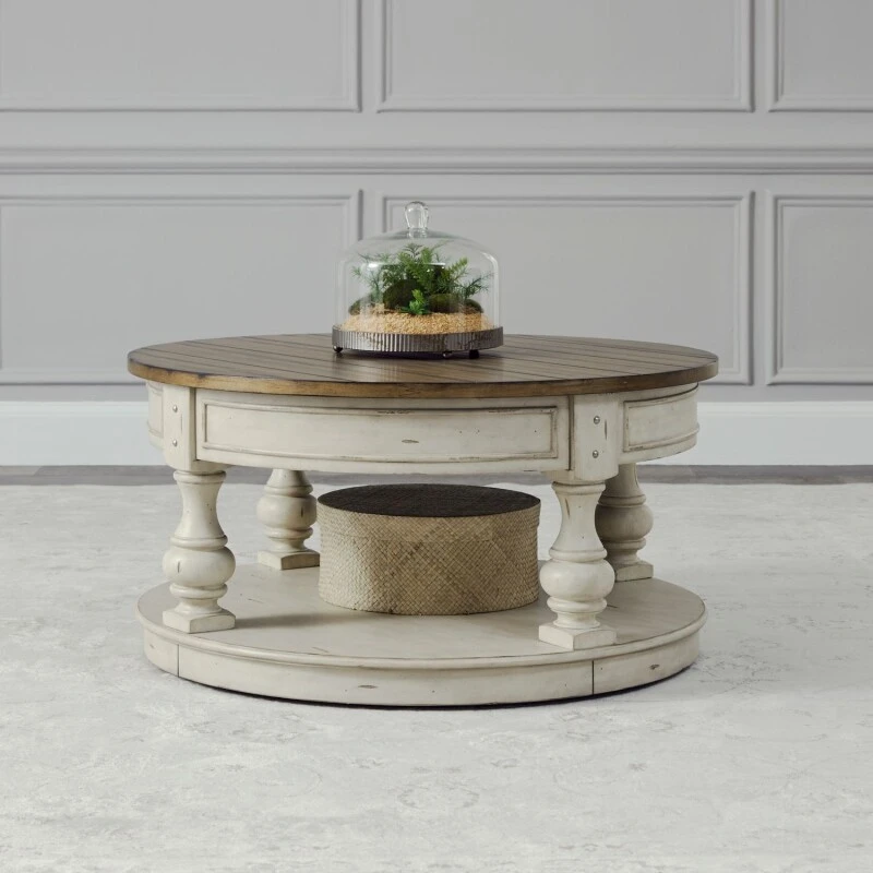 165c485b68712f815c3b9e59a879ab99 Morgan Creek Round Cocktail Table - Image 1