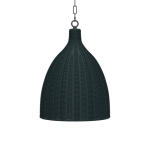 Hampton Rattan Pendant Small Lighting Blue 7