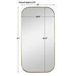 Taft Mirror, Brass Mirrors Brass 19