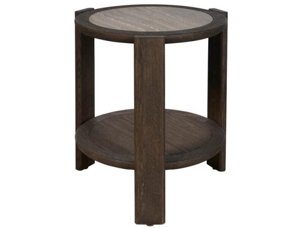 Modern Sable Side Table Chairside Tables Brown 10