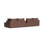 Beckham Leather Modular Chaise Sectional Sofa - Image 6