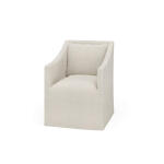 Zara Slipcovered Dining Chair W/ Arms Chairs & Benches Arctic 25