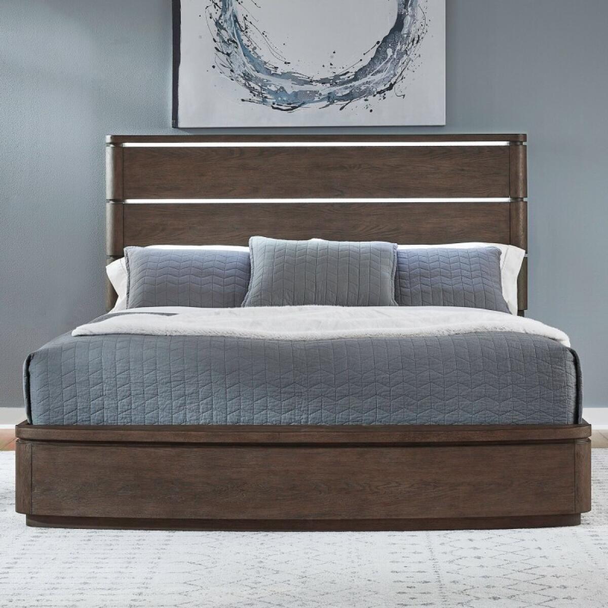 1724047aa85ac4f4721d51a9d41fa351 Cascade Falls Queen Panel Bed - Image 1