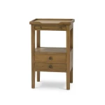 Eton 2 Drawer Side Table W/ Pull Out Shelf - Image 4
