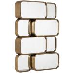 Canute Mirror, Gold Mirrors Gold 14