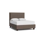 Manhattan Leather Upholstered Bed Beds Bassett Furniture 7