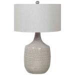 Felipe Table Lamp, Light Gray Lighting Gray 17