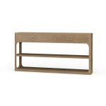 Corte Open Console Table W/ 2 Drawers