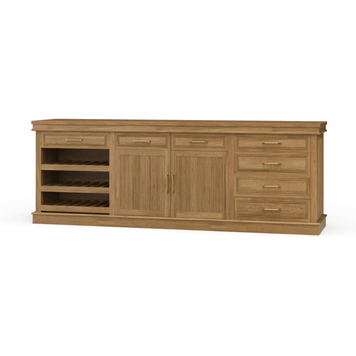 17c1242ea6405edf515912ebb34ec890 Kraton Buffet W/ Wine Rack - Image 1