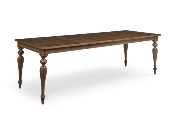 Amelia Maple Rectangle Dining Table with Leaf Dining Tables Bassett Furniture