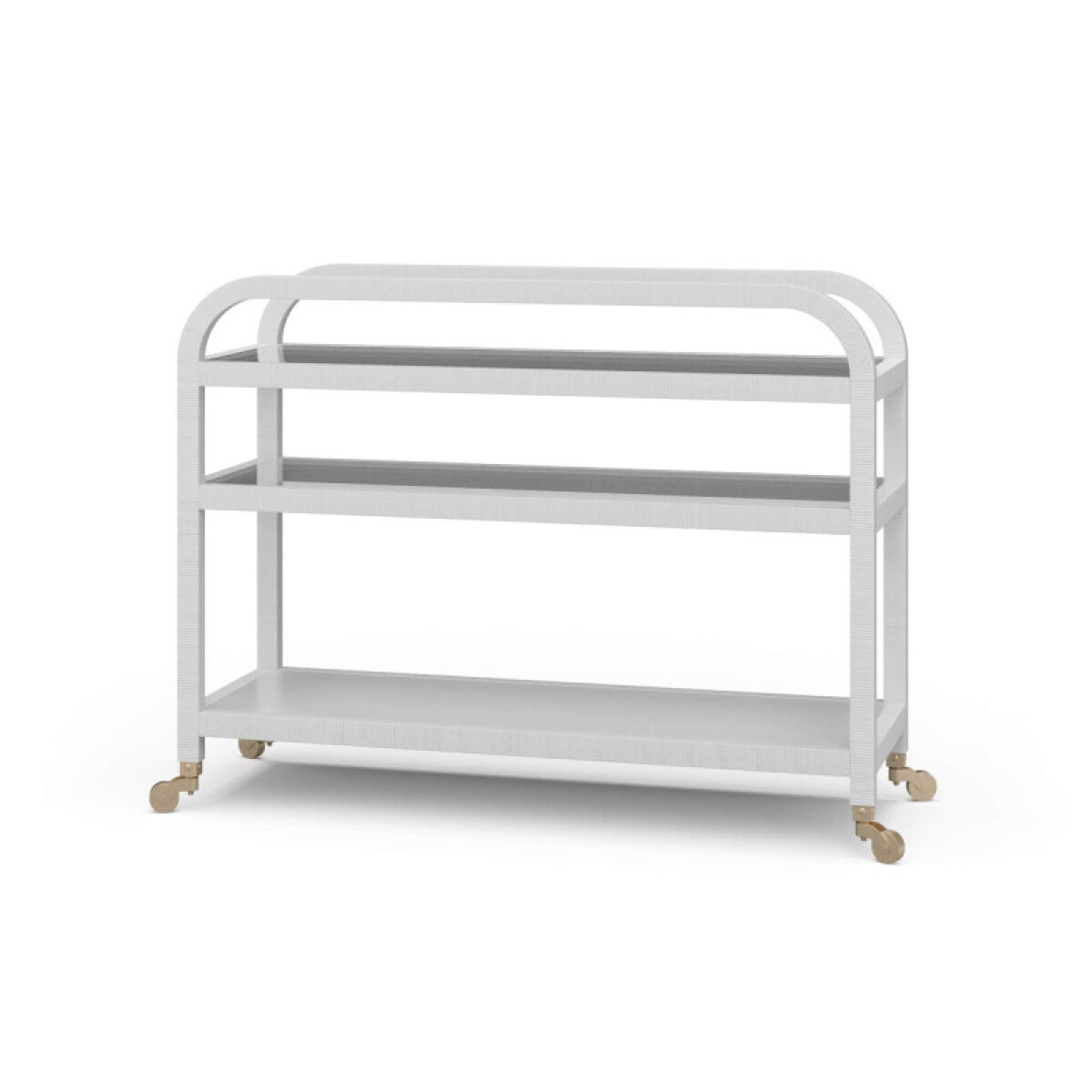 17e4b2f6aa0137530158c07ad71f7be7 Vannes Bar Cart W/ Rattan - Image 1