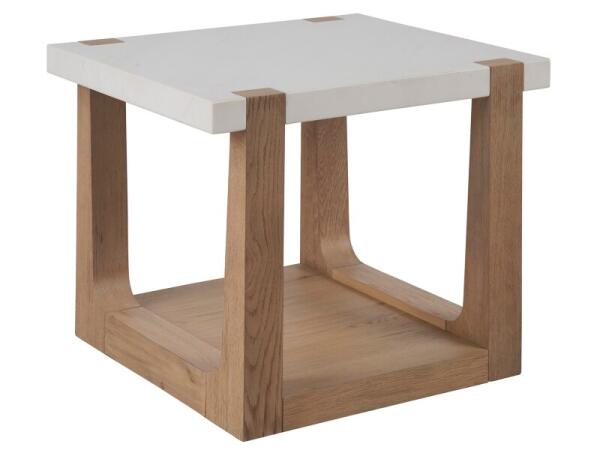 Modern Ellis End Table End tables Cream 10