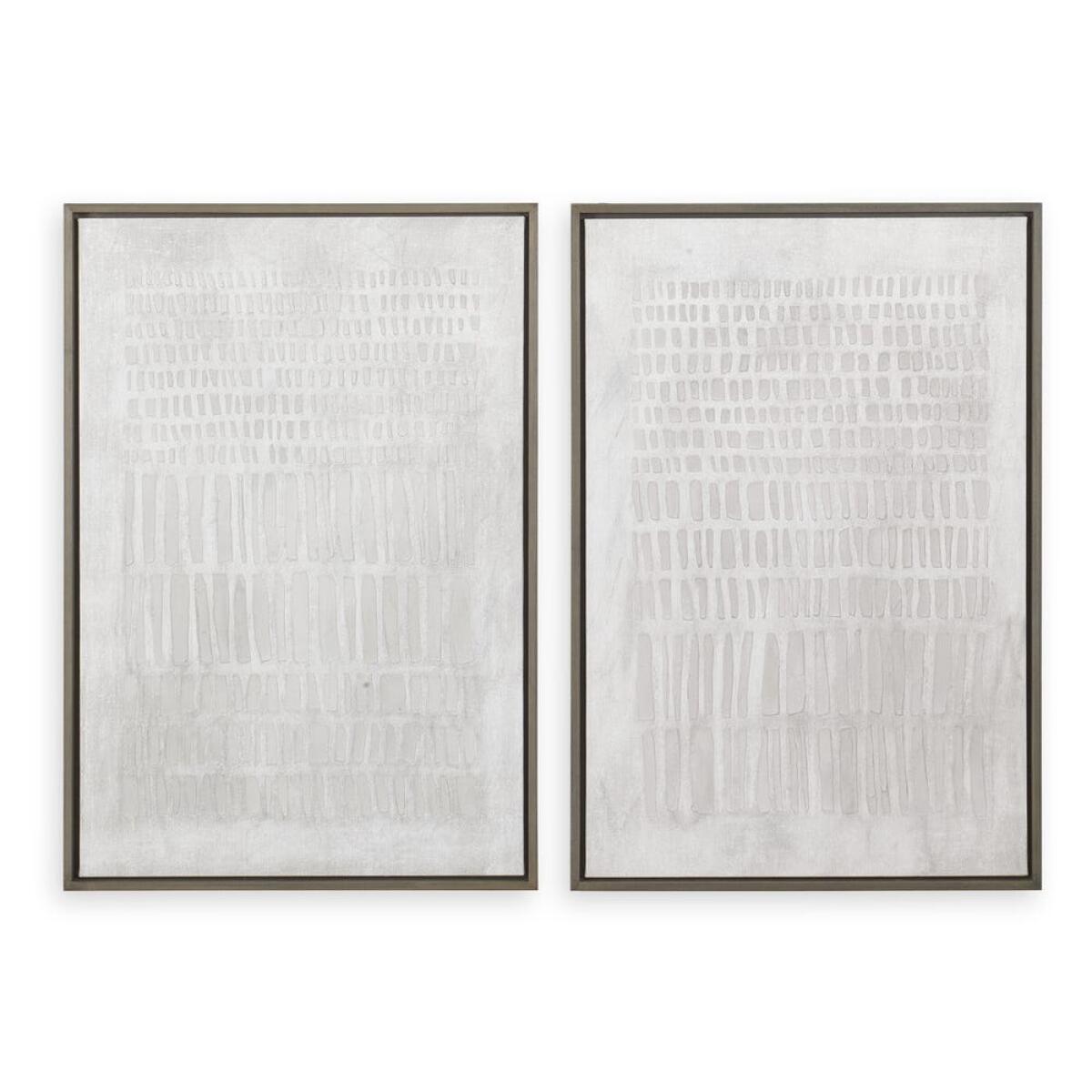 18341a40583a1fc4224c65835b8c1938 Social Theory Framed Canvases, S/2 - Image 1