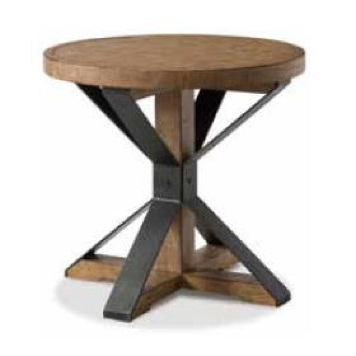 185742c05a5e8d30ca920e7d8bb4302d Round End Table - Image 1