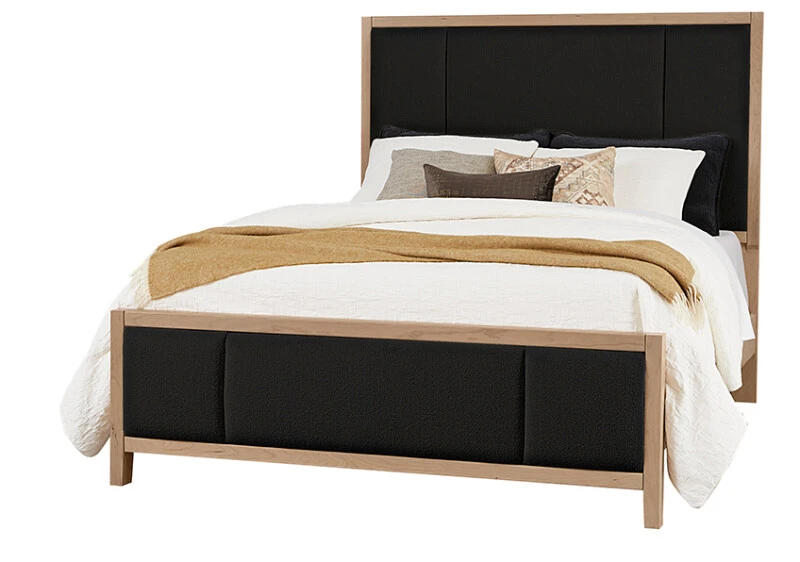 1872661b53cc69b7976572c65d929584 Crafted Cherry Bedroom By Ben & Erin Napier Full Upholstered Bed-black Fab - 154-552-255-922 - Image 1
