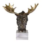Moose Bust, Sculpture - Image 5