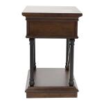 Tribeca Drawer Chair Side Table Chairside Tables Brown 18