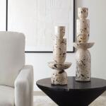 Nouveau Tower Indoor-outdoor Sculptures, S/2 - Image 3