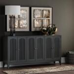 Palisade Six-Door Sideboard Dining Storage Crestview Collection 13