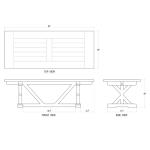 Riverwalk Dining Table 96” Dining Tables Bramble 11