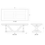 Riverwalk Dining Table 96'' - Image 3