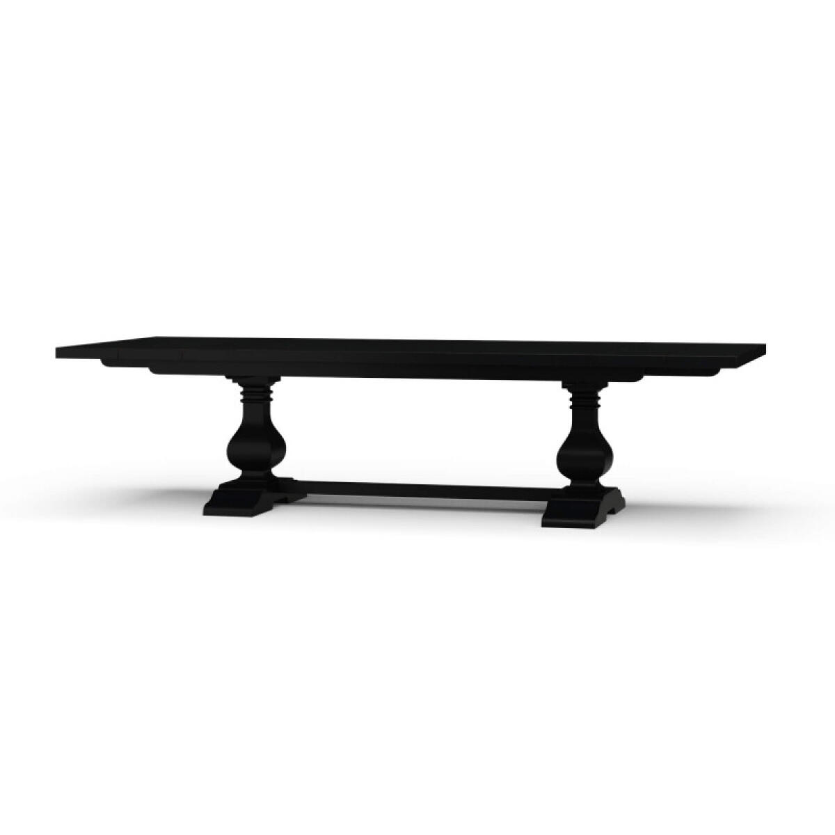 Trestle Extension Table 96 – 120” Dining Tables Batavia Black 2 Trestle Extension Table 96 – 120” Dining Tables Batavia Black 2