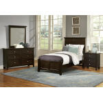 Bonanza Twin Mansion Bed – Merlo Finish Beds BB27 Merlot 10