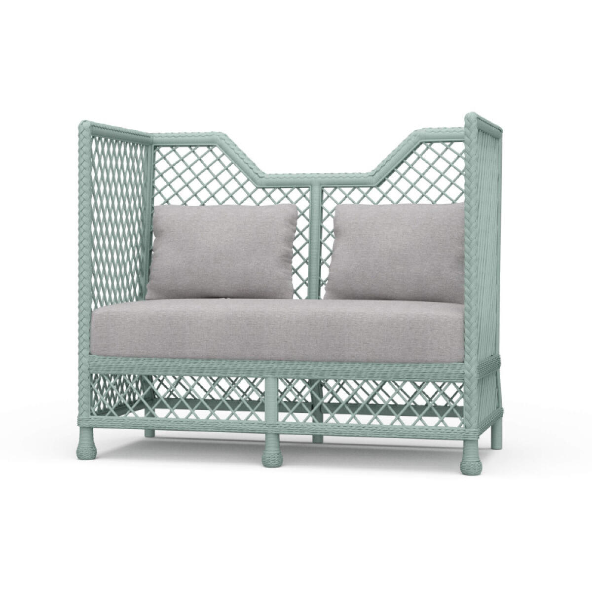 18ec4b42b00b88578c3cb0bd3fcd9f74 Rabana High Back Rattan Loveseat - Image 1