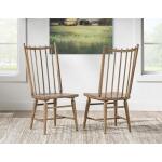 Spindle Back Side Chair Chairs & Benches Barnwood Oak 12