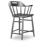 Counter Height Spindle Back Arm Chair With Handle Cut Out Kettle Black CLH4011-945 - Image 3