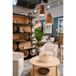Cohan Coffee Table Small W/ Wood Shelf - Image 2