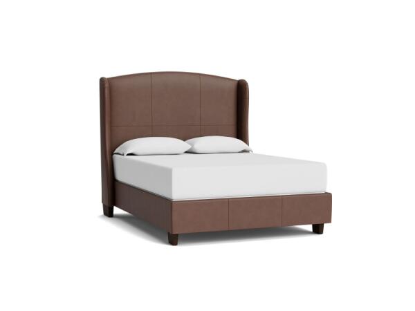 Paris Leather Upholstered Storage Bed Beds Bassett Furniture